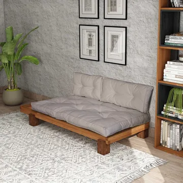 Fynros 2-sits Bäddsoffa - Beige/Natur - Möbler - Soffa - Bäddsoffa - 2 sits bäddsoffa