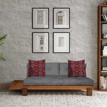 Fynros 2-sits Bäddsoffa - Grå/Natur - Möbler - Soffa - Bäddsoffa - 2 sits bäddsoffa