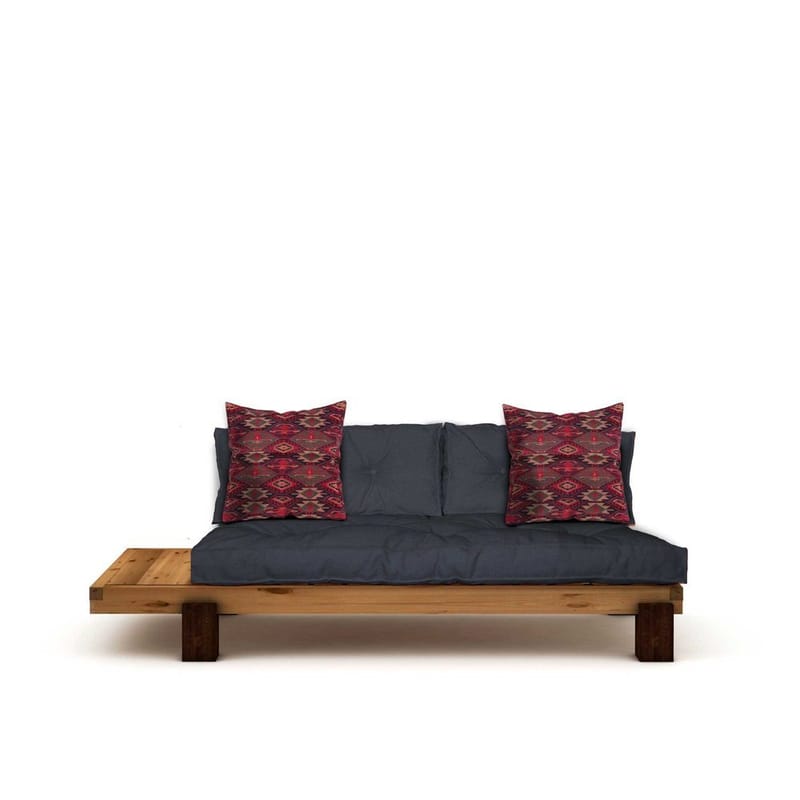 Fynros 2-sits Bäddsoffa, Natur/Antracit