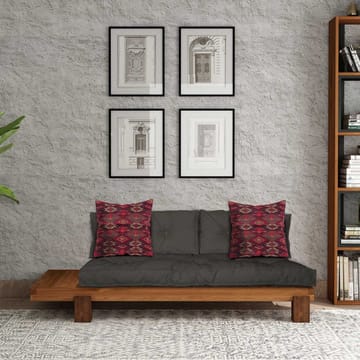 Fynros 2-sits Bäddsoffa - Natur/Antracit - Möbler - Soffa - Bäddsoffa - 2 sits bäddsoffa