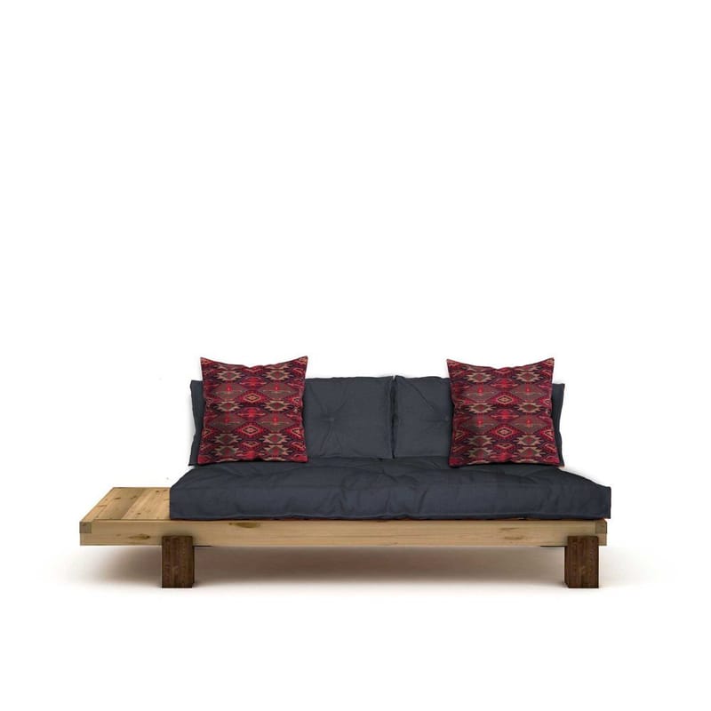 Fynros 2-sits Bäddsoffa - Natur/Marinblå - Möbler - Soffa - Bäddsoffa - 2 sits bäddsoffa