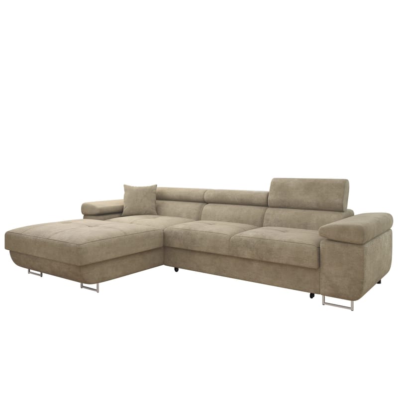 Gabina 3-sits Bäddsoffa med divan, beige