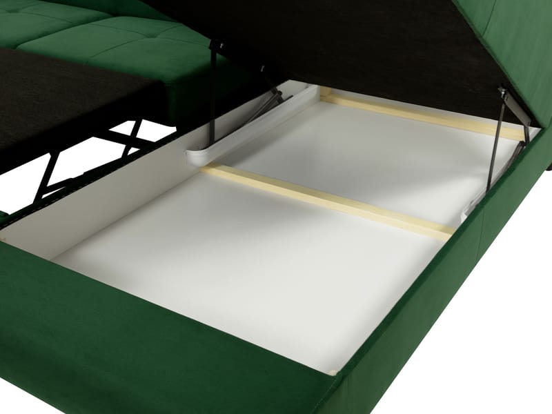 Gabina 4-sits Bäddsoffa med schäslong - beige - Möbler - Soffa - Bäddsoffa - Hörnbäddsoffa