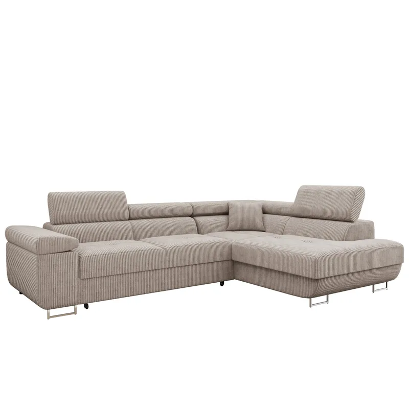 Gabina 4-sits Bäddsoffa med schäslong och förvaring