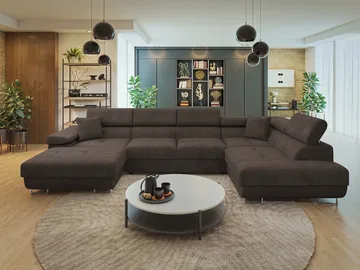 Gabina 5-sits U-formad bäddsoffa med divan och schäslong - Lumo 40 - Möbler - Soffa - Bäddsoffa - Hörnbäddsoffa