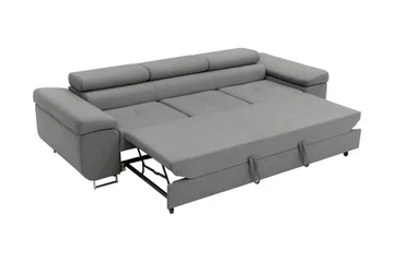 Gabina Bäddsoffa 3-sits i Manchester - Ljusgrå - Möbler - Soffa - Bäddsoffa - 3 sits bäddsoffa