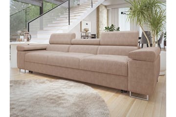 Gabina Bäddsoffa 3-sits i Manchester - Rosa - Möbler - Soffa - Bäddsoffa - 3 sits bäddsoffa