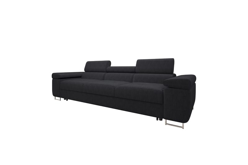 Gabina Bäddsoffa 3-sits i Manchester - Svart - Möbler - Soffa - Bäddsoffa - 3 sits bäddsoffa