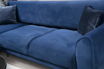 Gajanejos Divanbäddsoffa - Blå - Möbler - Soffa - Bäddsoffa - Bäddsoffa divan