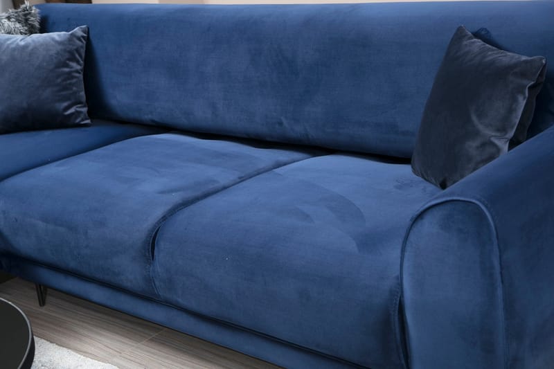 Gajanejos Divanbäddsoffa - Blå - Möbler - Soffa - Bäddsoffa - Bäddsoffa divan