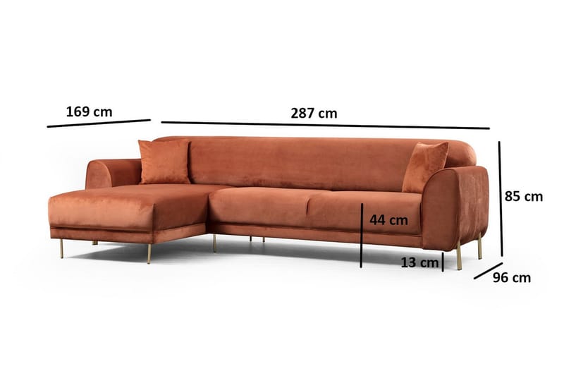 Gajanejos Divanbäddsoffa - Brun - Möbler - Soffa - Bäddsoffa - Bäddsoffa divan