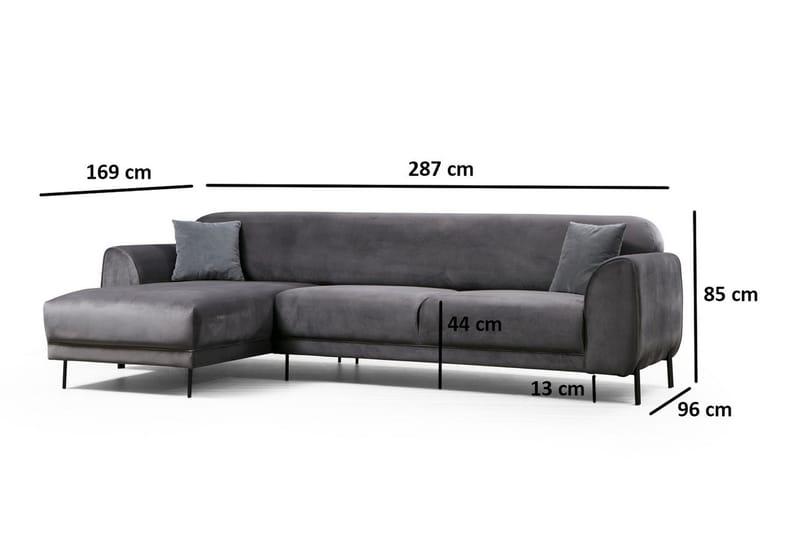Gajanejos Divanbäddsoffa - Grå - Möbler - Soffa - Bäddsoffa - Bäddsoffa divan