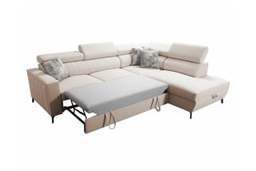 Galbally 3-sits Hörnbäddsoffa NO_BRAND Dark blue - Möbler - Soffa - Bäddsoffa - Bäddsoffa längsbäddad