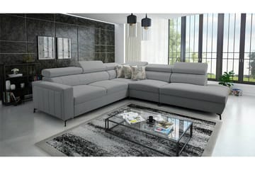 Galbally 4-sits Hörnbäddsoffa Ljusgrå - Möbler - Soffa - Bäddsoffa - Bäddsoffa längsbäddad