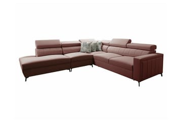 Galbally 4-sits Hörnbäddsoffa NO_BRAND Light brown - Möbler - Soffa - Bäddsoffa - Bäddsoffa längsbäddad