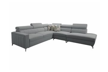 Galbally 4-sits Hörnbäddsoffa NO_BRAND Ljusgrå - Möbler - Soffa - Bäddsoffa - Bäddsoffa längsbäddad