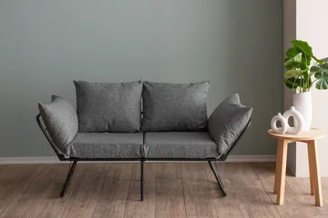 Giancarlo Bäddsoffa 2-sits - Ljusgrå - Möbler - Soffa - Bäddsoffa - 2 sits bäddsoffa