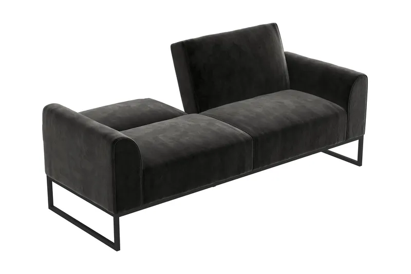 Gonxhe Bäddsoffa - Svart - Möbler - Soffa - Bäddsoffa - Bäddsoffa längsbäddad