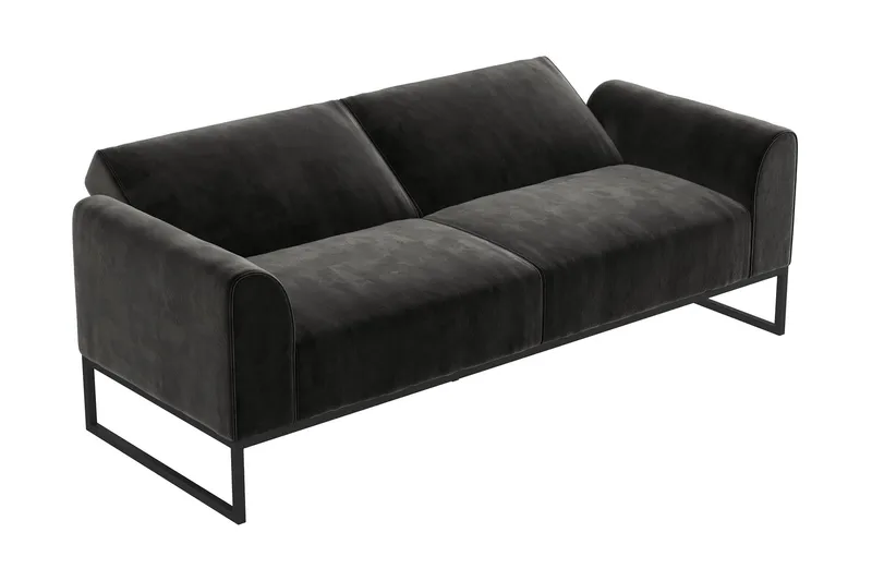Gonxhe Bäddsoffa - Svart - Möbler - Soffa - Bäddsoffa - Bäddsoffa längsbäddad