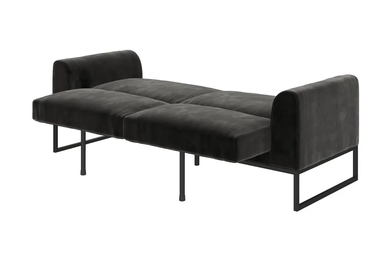 Gonxhe Bäddsoffa - Svart - Möbler - Soffa - Bäddsoffa - Bäddsoffa längsbäddad