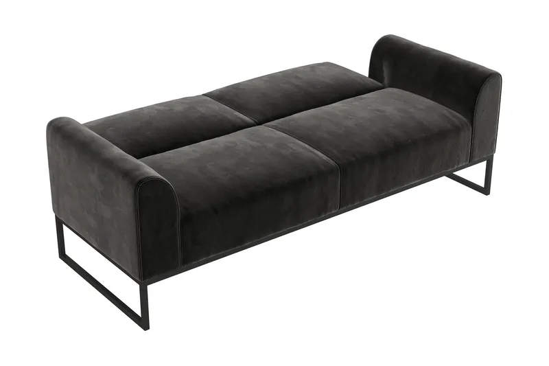 Gonxhe Bäddsoffa - Svart - Möbler - Soffa - Bäddsoffa - Bäddsoffa längsbäddad