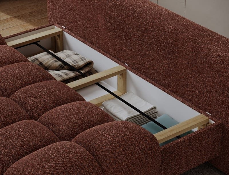 Guavio 2-sits Bubblig Bäddsoffa med förvaring - Jaffray 30 - Möbler - Soffa - Bäddsoffa - 2 sits bäddsoffa