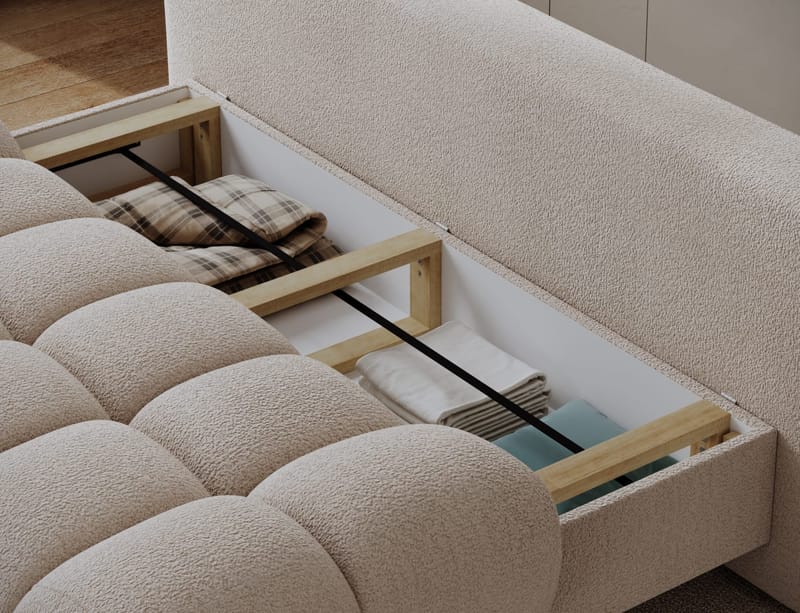 Guavio 2-sits Bubblig Bäddsoffa med förvaring - Royal 18 - Möbler - Soffa - Bäddsoffa - 2 sits bäddsoffa