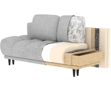 Guavio 2-sits Bubblig Bäddsoffa med förvaring - Royal 18 - Möbler - Soffa - Bäddsoffa - 2 sits bäddsoffa
