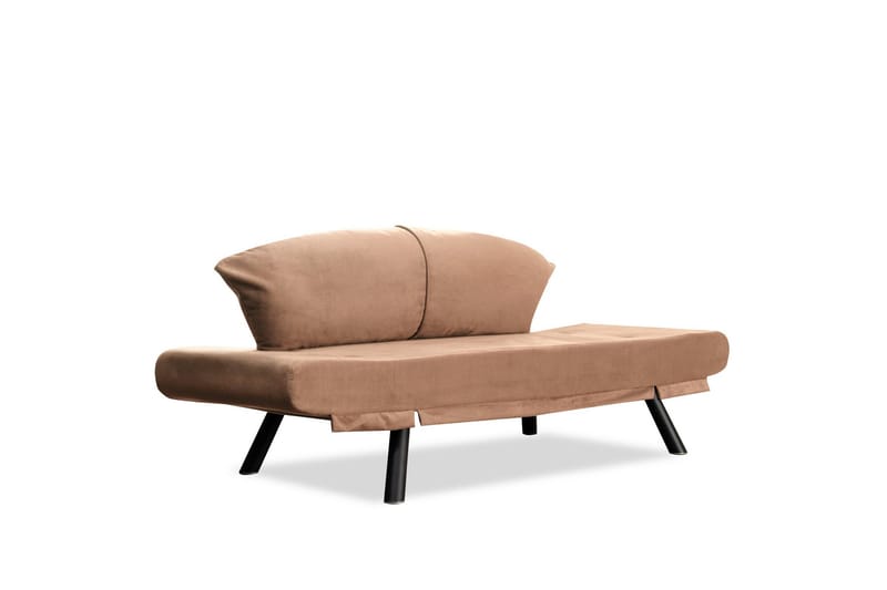 Gweno 2-sits Fällbar Bäddsoffa 75x210 cm i Linne - Brun - Möbler - Soffa - Bäddsoffa - 2 sits bäddsoffa