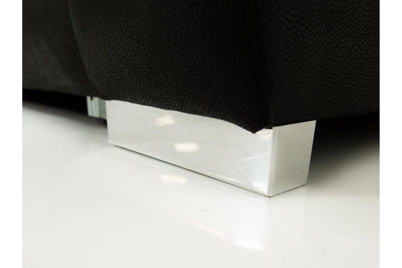 3-sits Hörnbäddsoffa Cerys Mini - Läder/Röd - Möbler - Soffa - Bäddsoffa - Hörnbäddsoffa