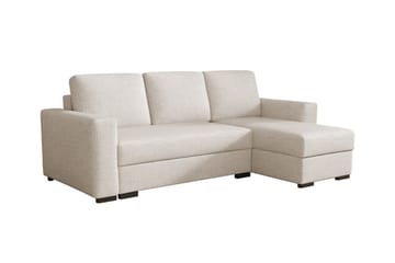 3-sits Hörnbäddsoffa Denegal - Cream - Möbler - Soffa - Bäddsoffa - Hörnbäddsoffa