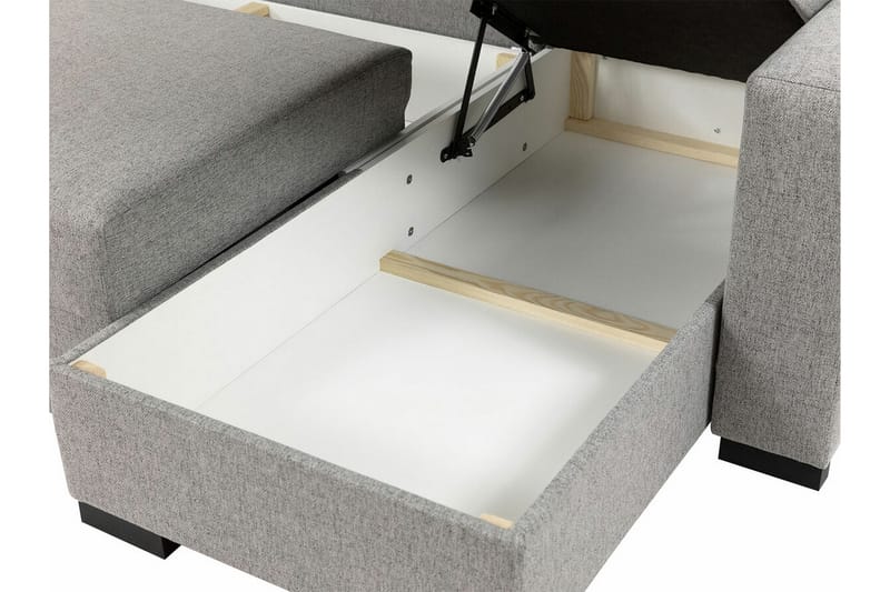 3-sits Hörnbäddsoffa Denegal - Cream - Möbler - Soffa - Bäddsoffa - Hörnbäddsoffa