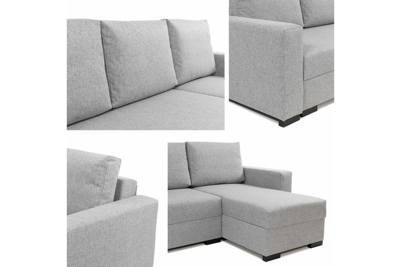 3-sits Hörnbäddsoffa Denegal - Cream - Möbler - Soffa - Bäddsoffa - Hörnbäddsoffa