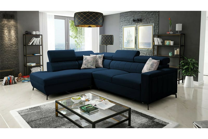 3-sits Hörnbäddsoffa Galbally - Möbler - Soffa - Bäddsoffa - Bäddsoffa längsbäddad