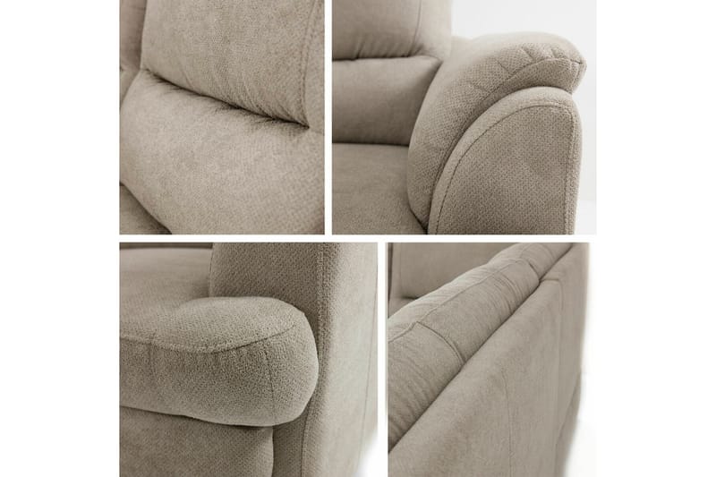 3-sits Hörnbäddsoffa Graystone - Cream - Möbler - Soffa - Bäddsoffa - Hörnbäddsoffa