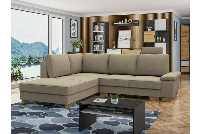 3-sits Hörnbäddsoffa Graystone - Möbler - Soffa - Bäddsoffa - Hörnbäddsoffa