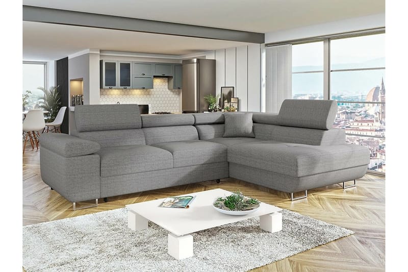 3-sits Hörnbäddsoffa Kintore - Möbler - Soffa - Bäddsoffa - Bäddsoffa längsbäddad