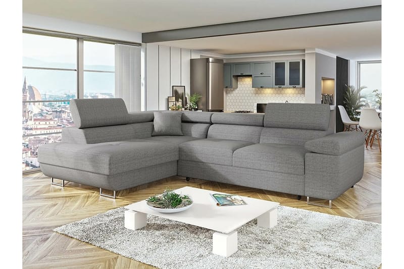 3-sits Hörnbäddsoffa Kintore - Möbler - Soffa - Bäddsoffa - Bäddsoffa längsbäddad