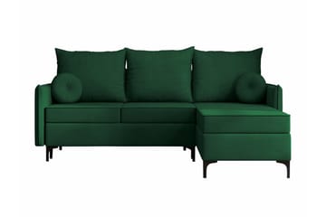 3-sits Hörnbäddsoffa Knocklong - Grön - Möbler - Soffa - Bäddsoffa - Bäddsoffa divan