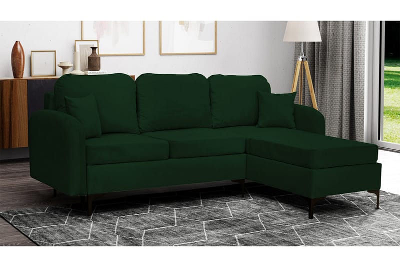 3-sits Hörnbäddsoffa Knocklong - Möbler - Soffa - Bäddsoffa - Bäddsoffa divan