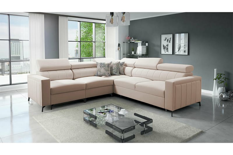 4-sits Hörnbäddsoffa Galbally - Möbler - Soffa - Bäddsoffa - Hörnbäddsoffa