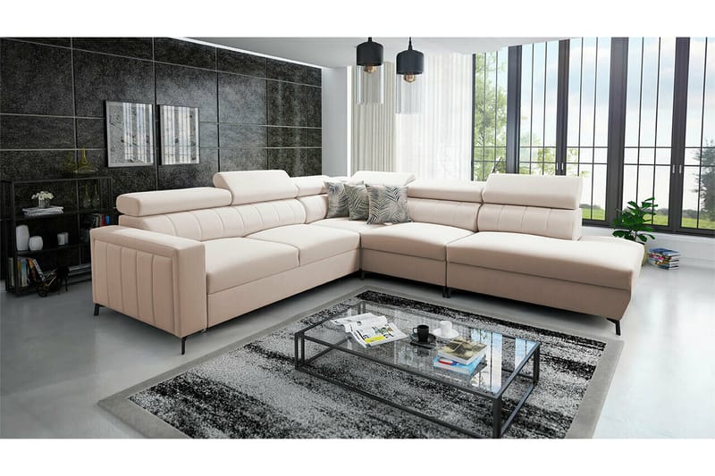 4-sits Hörnbäddsoffa Galbally - Möbler - Soffa - Bäddsoffa - Hörnbäddsoffa