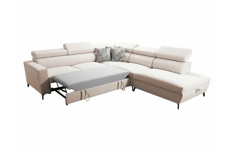 4-sits Hörnbäddsoffa Galbally - Möbler - Soffa - Bäddsoffa - Bäddsoffa längsbäddad