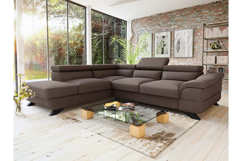 4-sits Hörnbäddsoffa Graystone - Möbler - Soffa - Bäddsoffa - Bäddsoffa längsbäddad