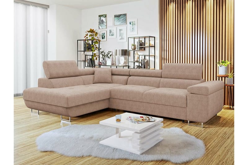 4-sits Hörnbäddsoffa Kintore - Möbler - Soffa - Bäddsoffa - Bäddsoffa längsbäddad