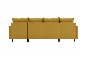 4-sits Hörnbäddsoffa Knocklong - Blå - Möbler - Soffa - Bäddsoffa - Hörnbäddsoffa