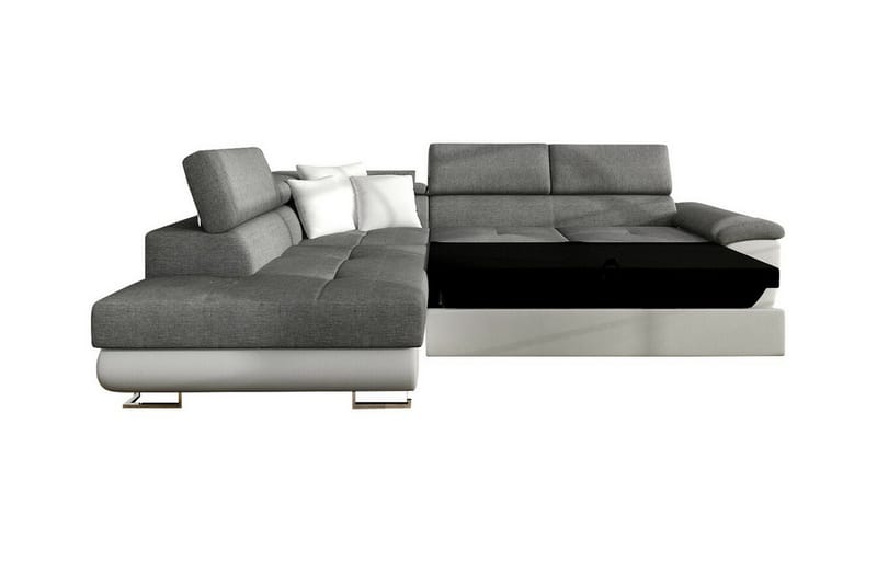 4-sits Hörnbäddsoffa Reginia - Ljusgrön - Möbler - Soffa - Bäddsoffa - Bäddsoffa längsbäddad