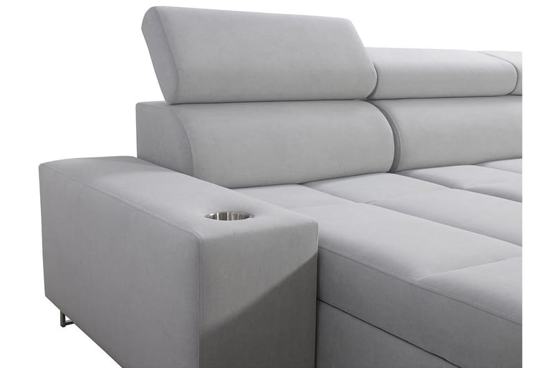 4-sits Hörnbäddsoffa Torretta Vänster - Ljusgrå - Möbler - Soffa - Bäddsoffa - Hörnbäddsoffa