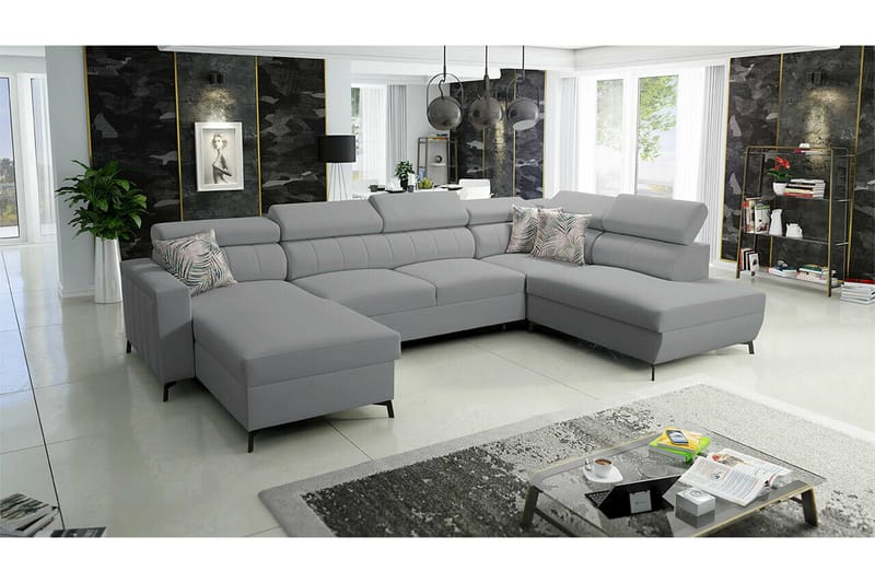 5-sits Hörnbäddsoffa Galbally - Möbler - Soffa - Bäddsoffa - Bäddsoffa divan