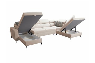 5-sits Hörnbäddsoffa Galbally - Möbler - Soffa - Bäddsoffa - Bäddsoffa divan
